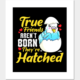 Cute True Friends Aren't Born, They're Hatched Posters and Art